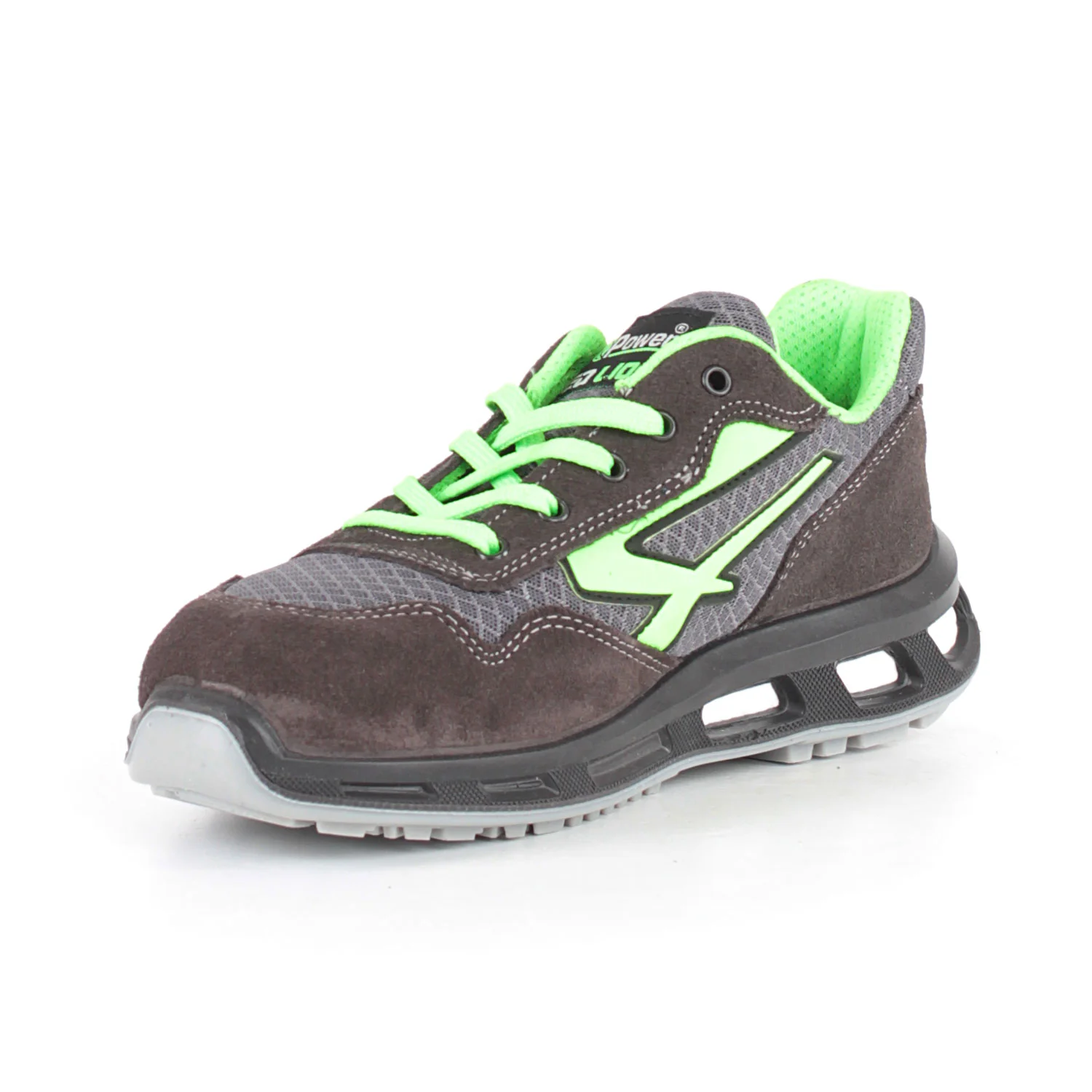 SCARPA ANTINFORTUNISTICA POINT S1P SRC GRIGIO/VERDE FLUO - Image 3