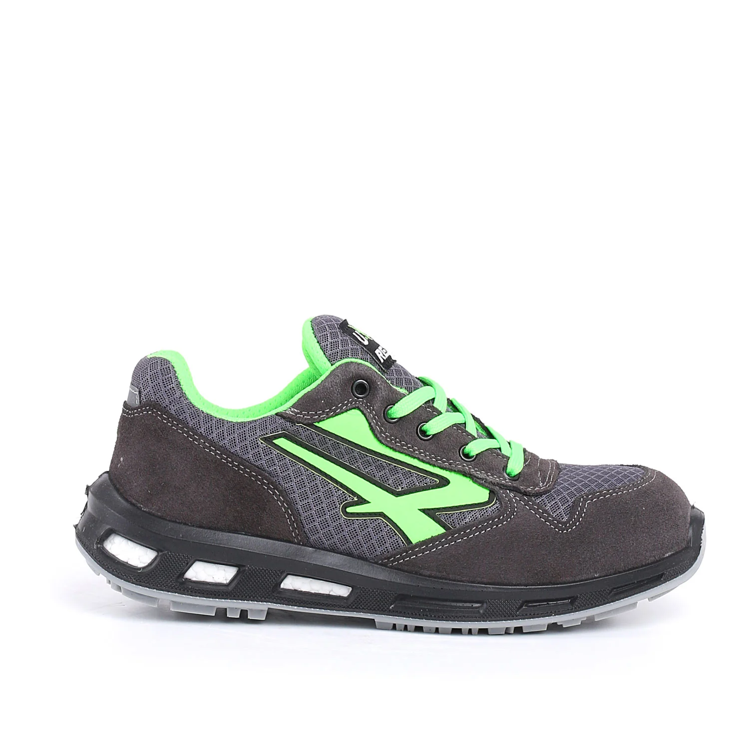SCARPA ANTINFORTUNISTICA POINT S1P SRC GRIGIO/VERDE FLUO - Image 4