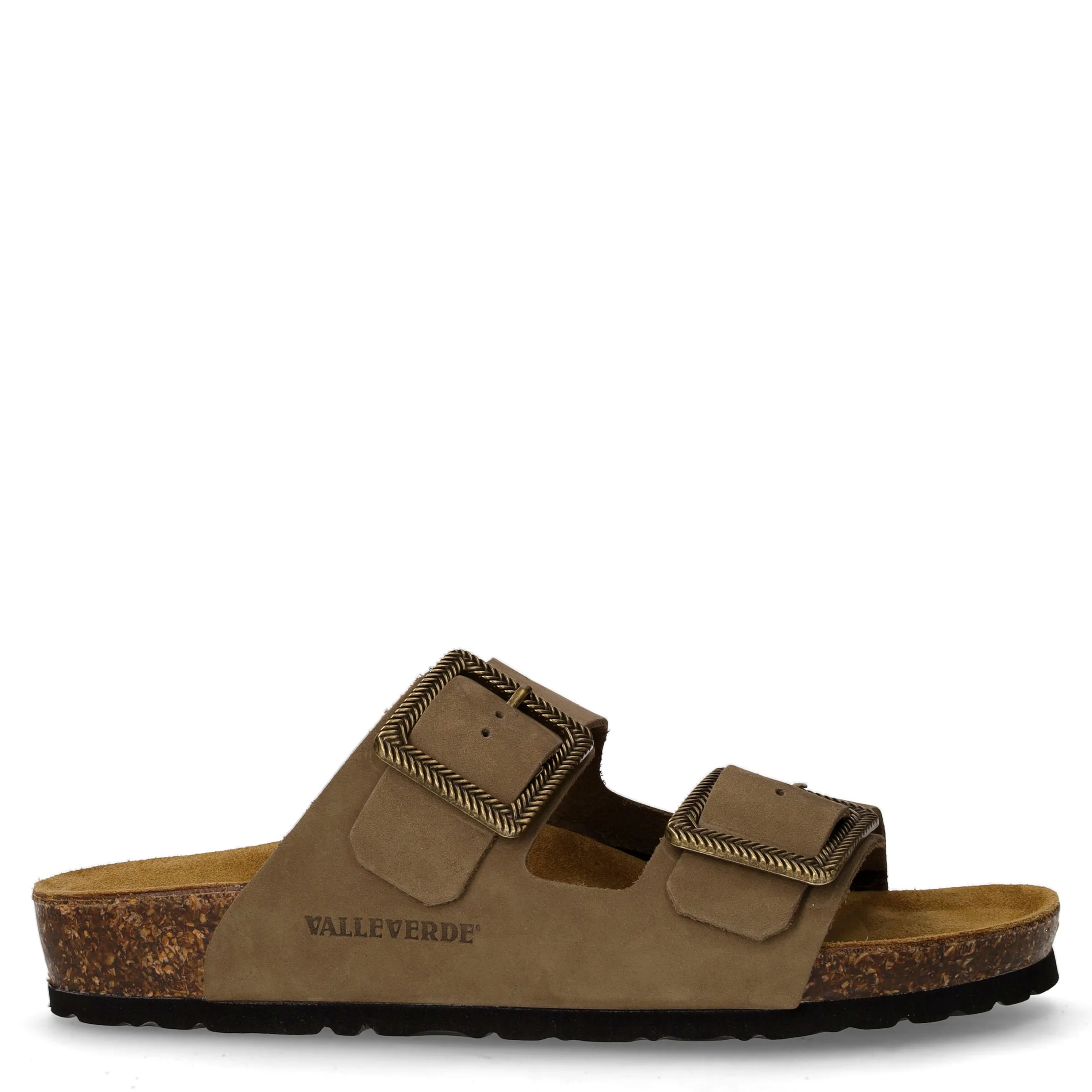 Ciabatta in pelle kaki