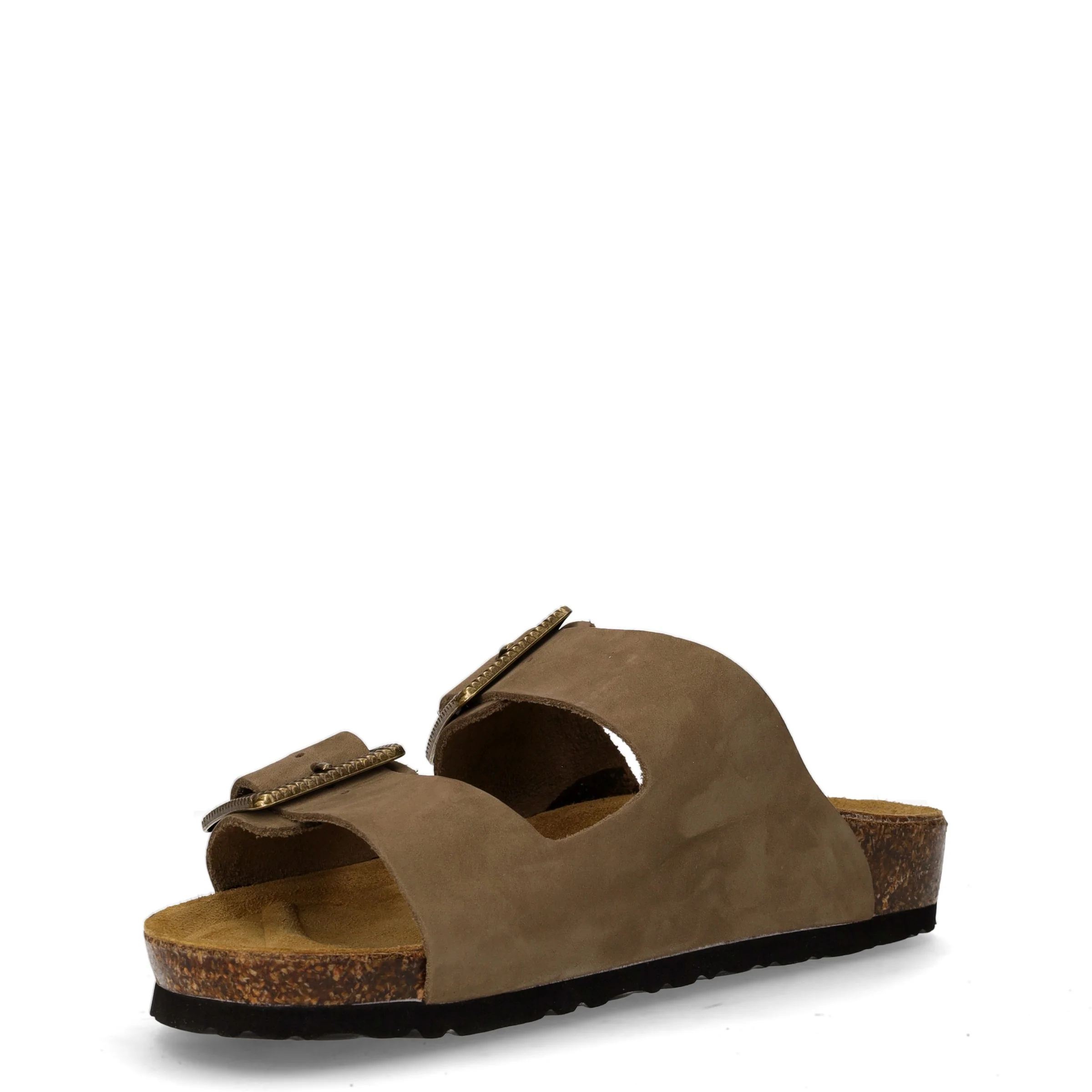 Ciabatta in pelle kaki - Image 3