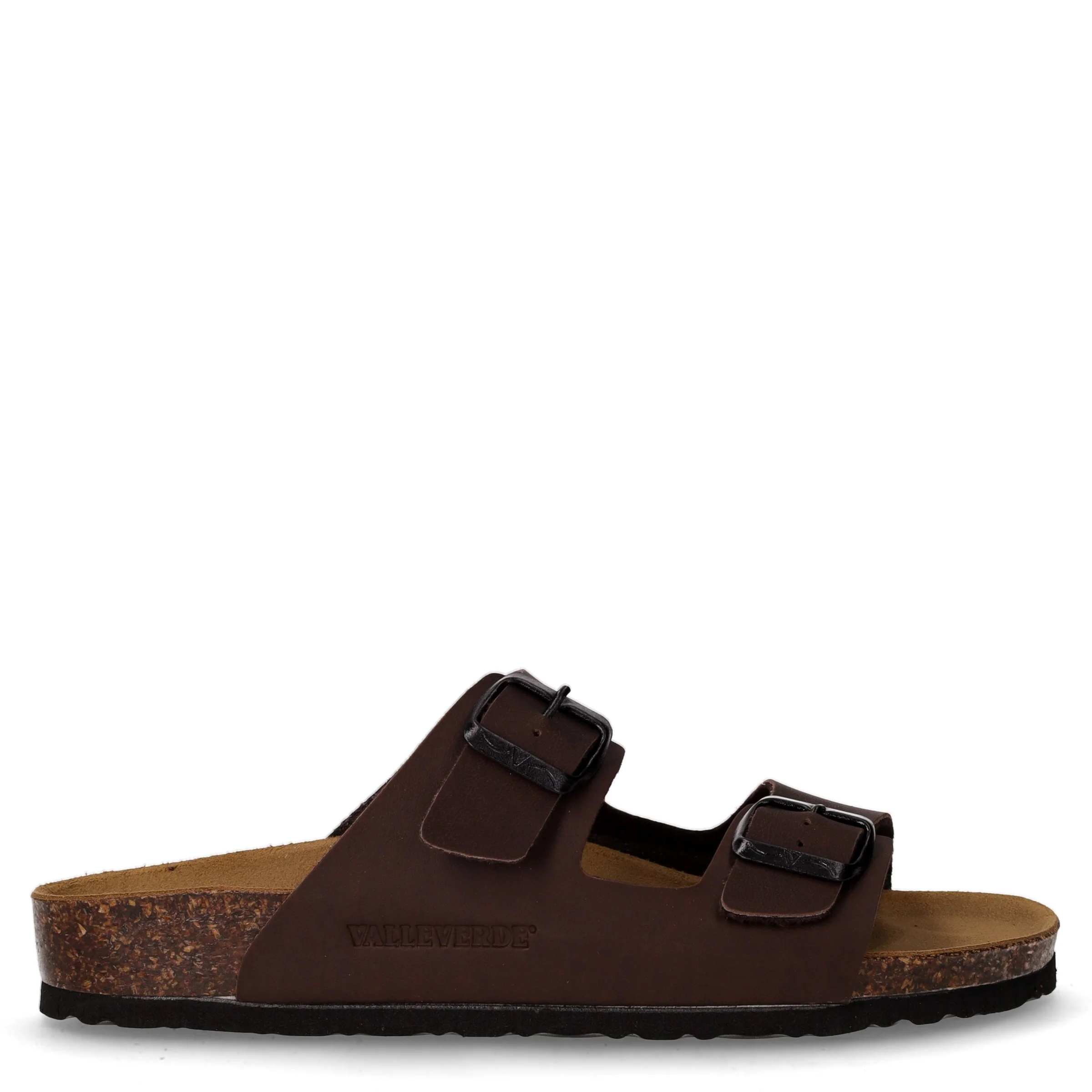 Ciabatta in pelle marrone