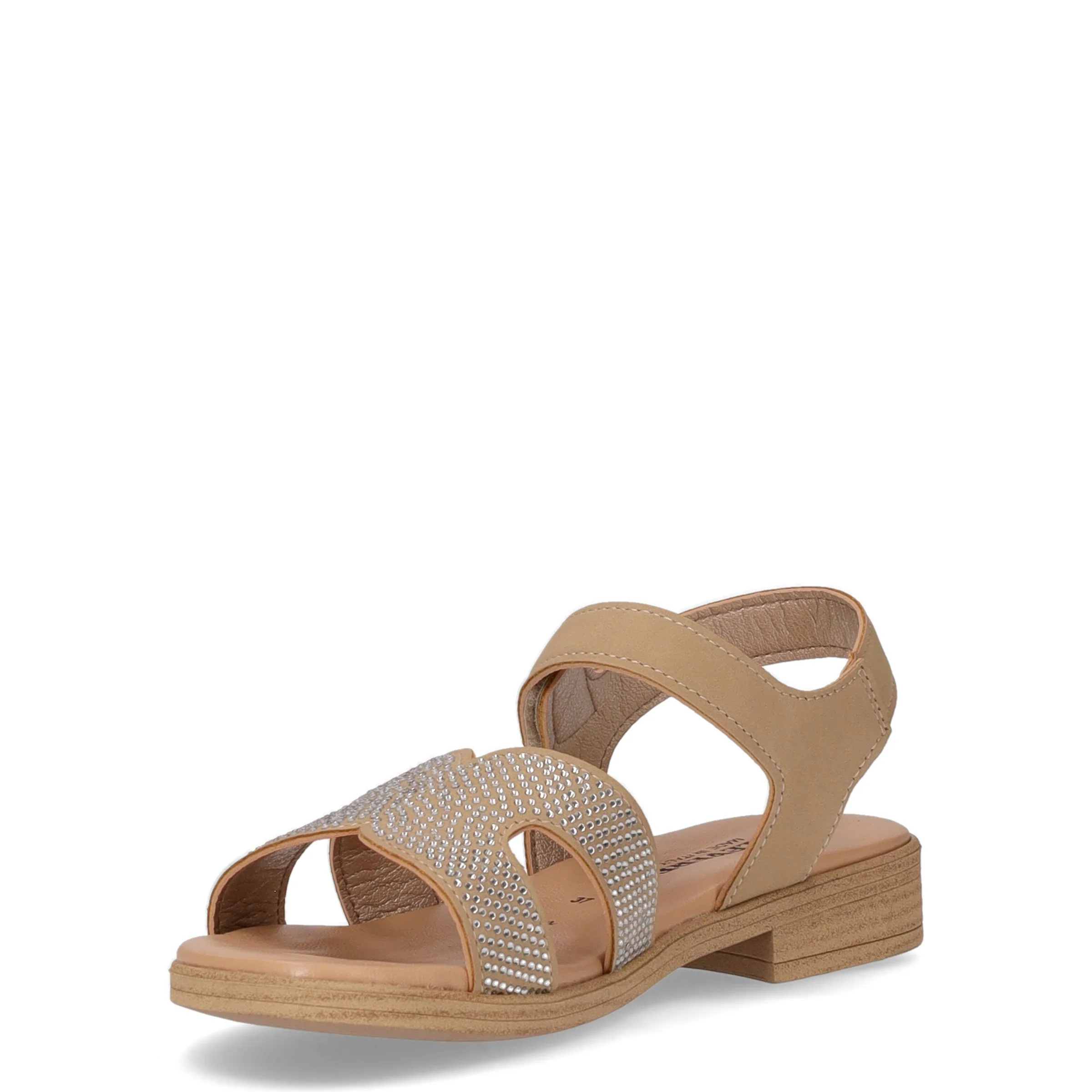 Sandalo con strass beige - Image 3