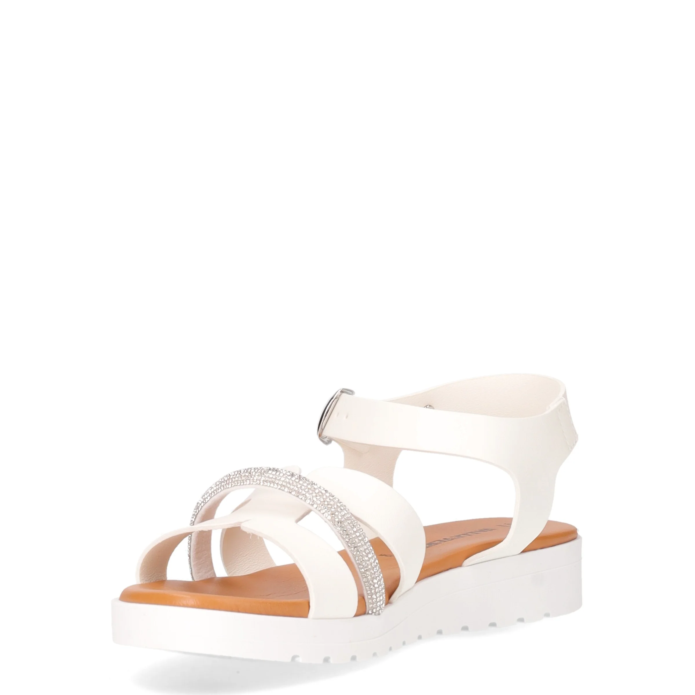 Sandalo in ecopelle bianco - Image 3