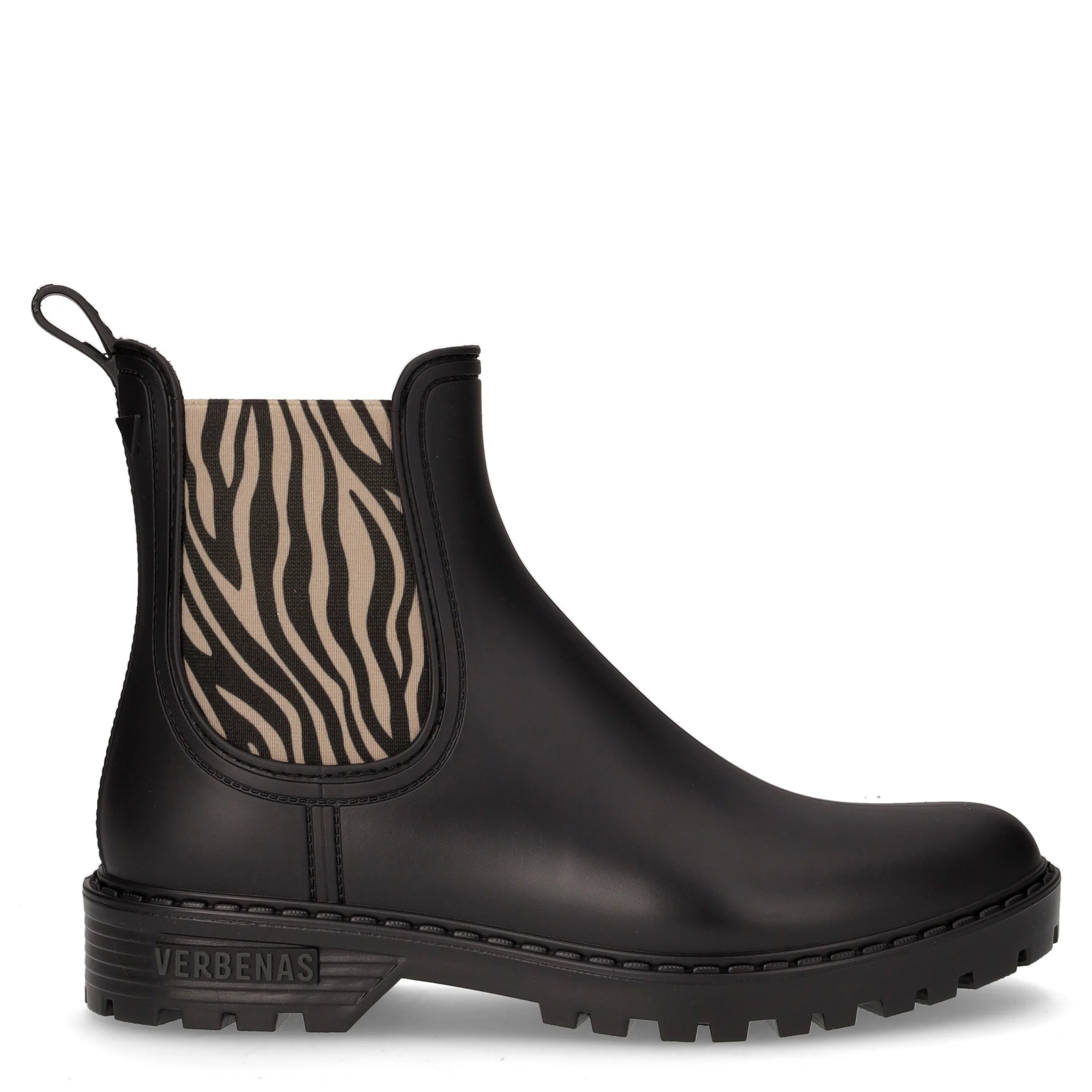 Gaudi stivaletto di gomma nero tigre