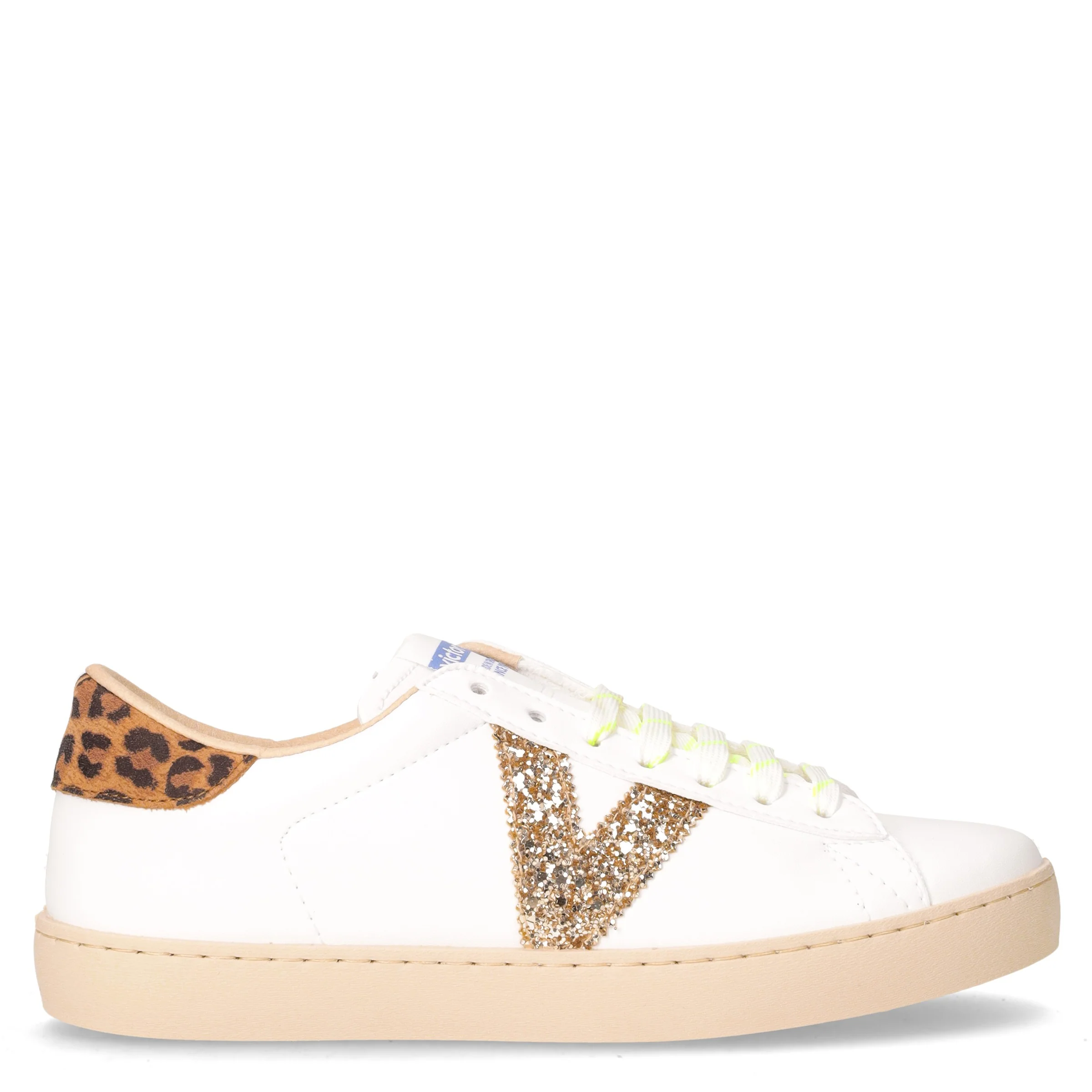Sneaker in ecopelle bianco platino