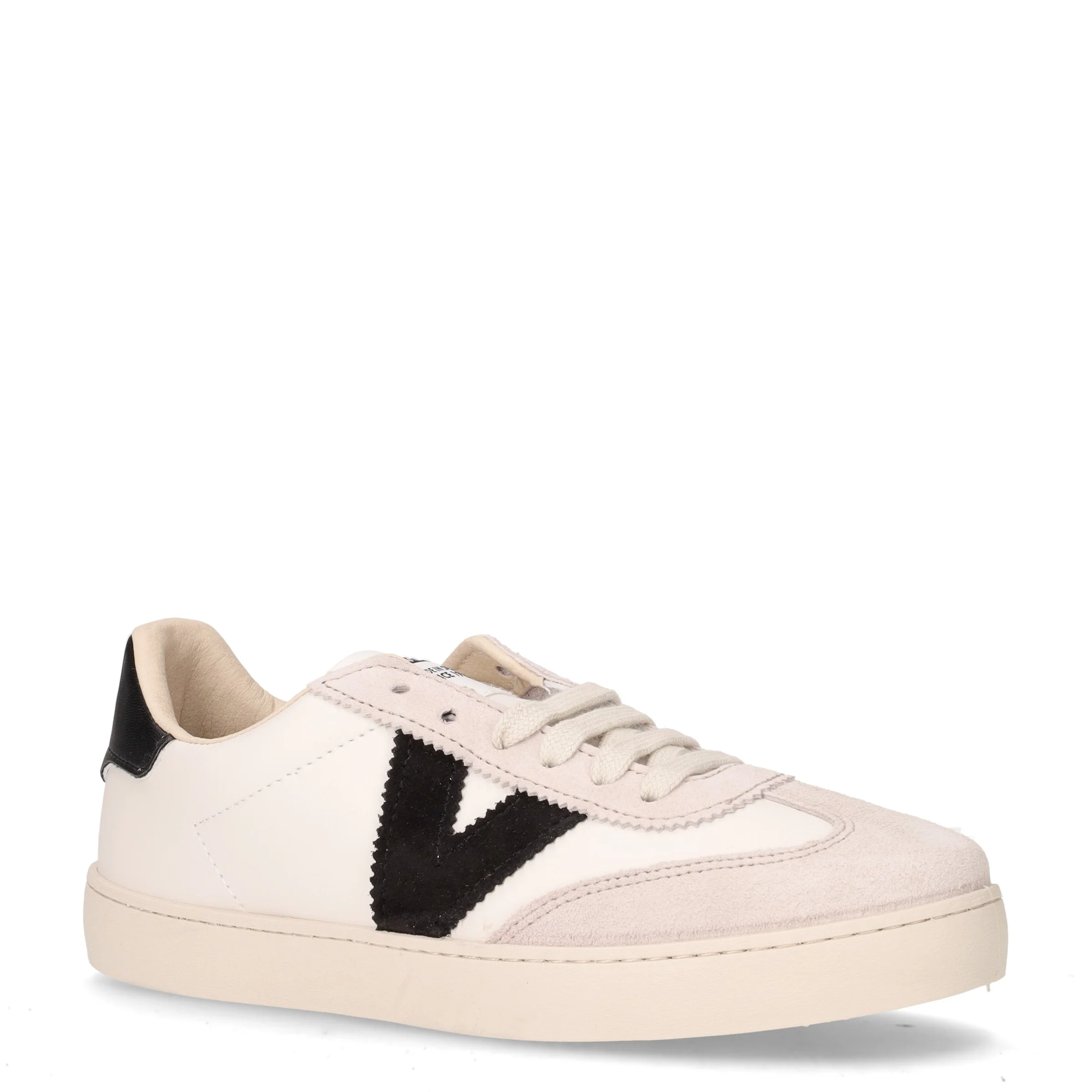 Sneaker in ecopelle e pelle nero bianco - Image 2