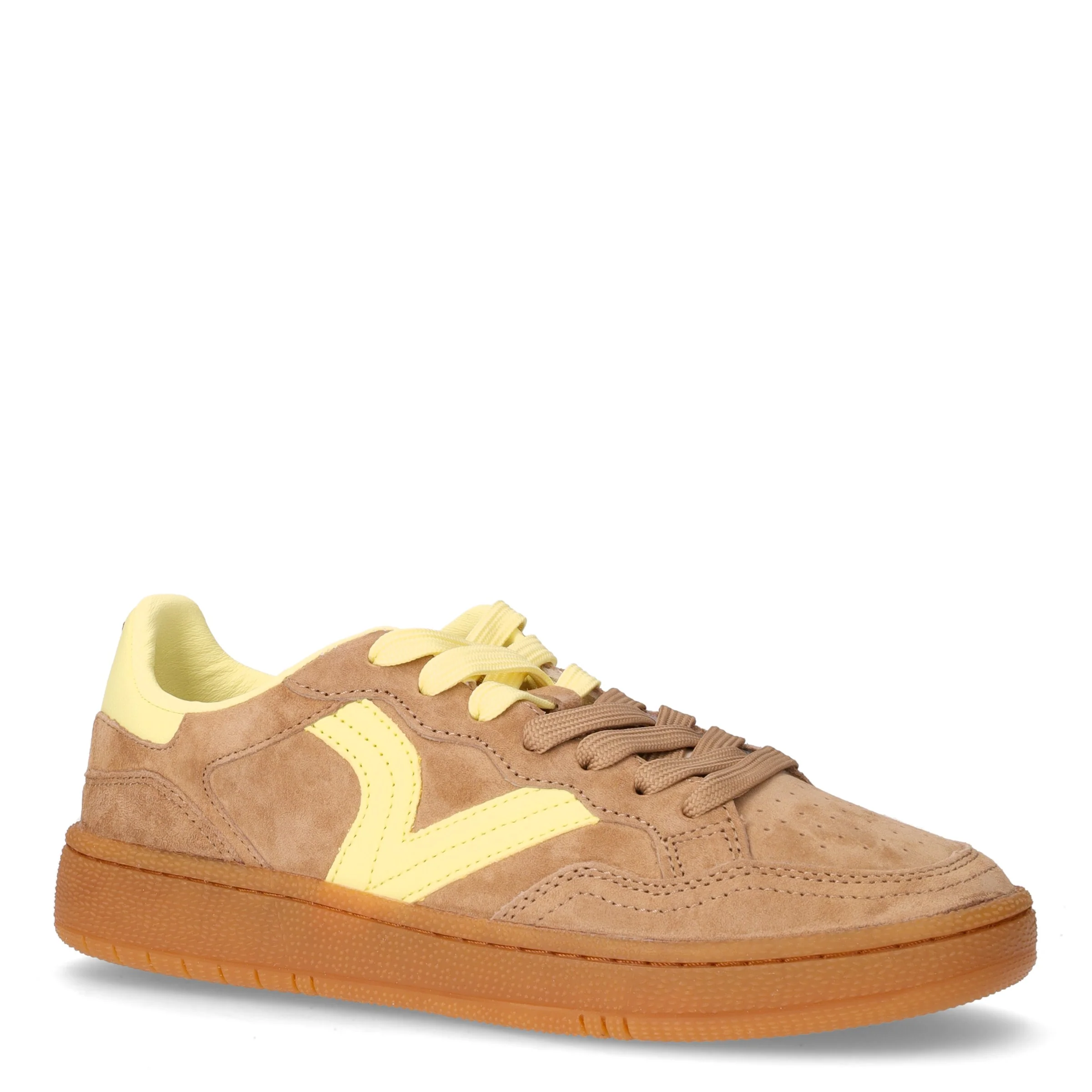 Sneaker in pelle beige - Image 2