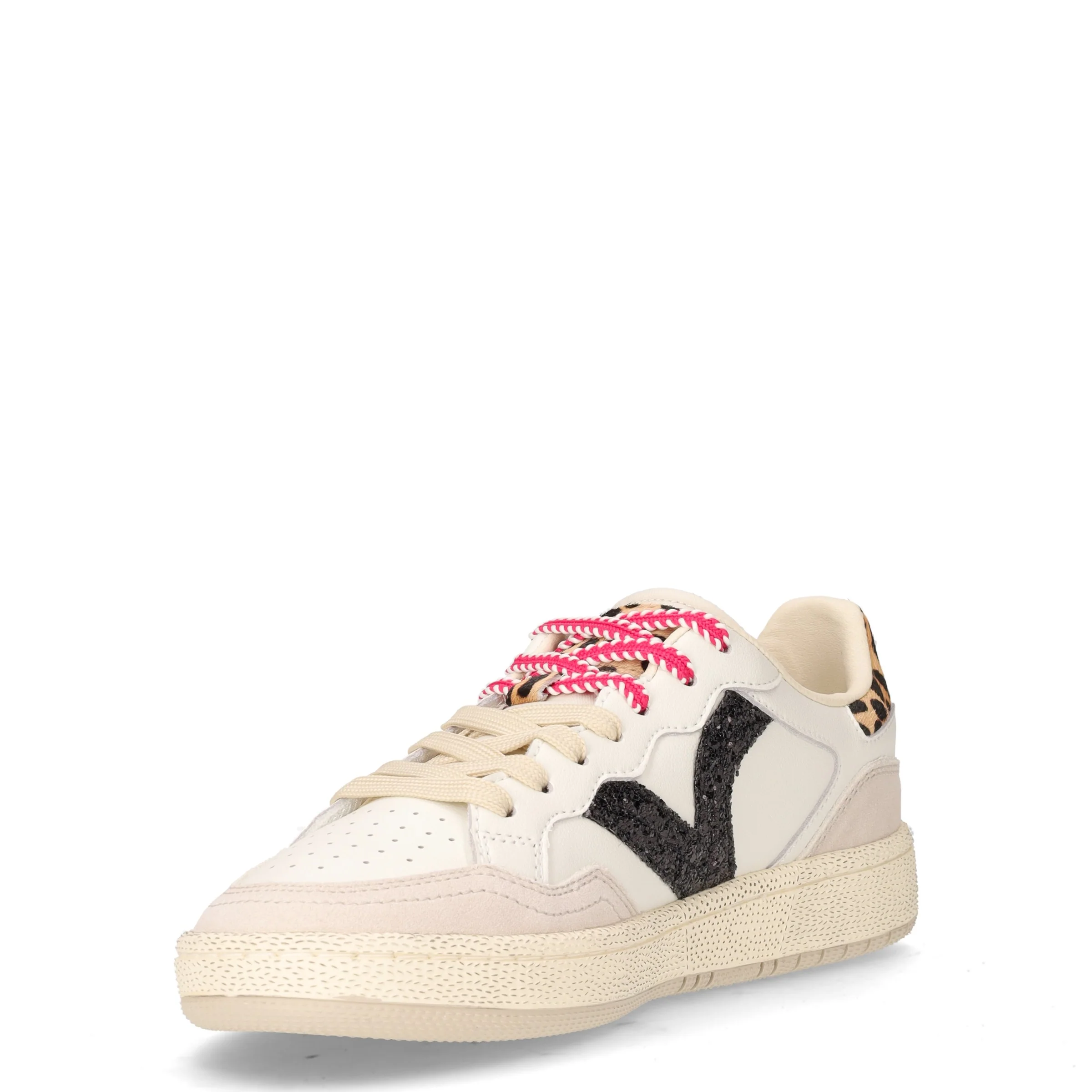 Sneaker in pelle ed ecopelle bianco - Image 3