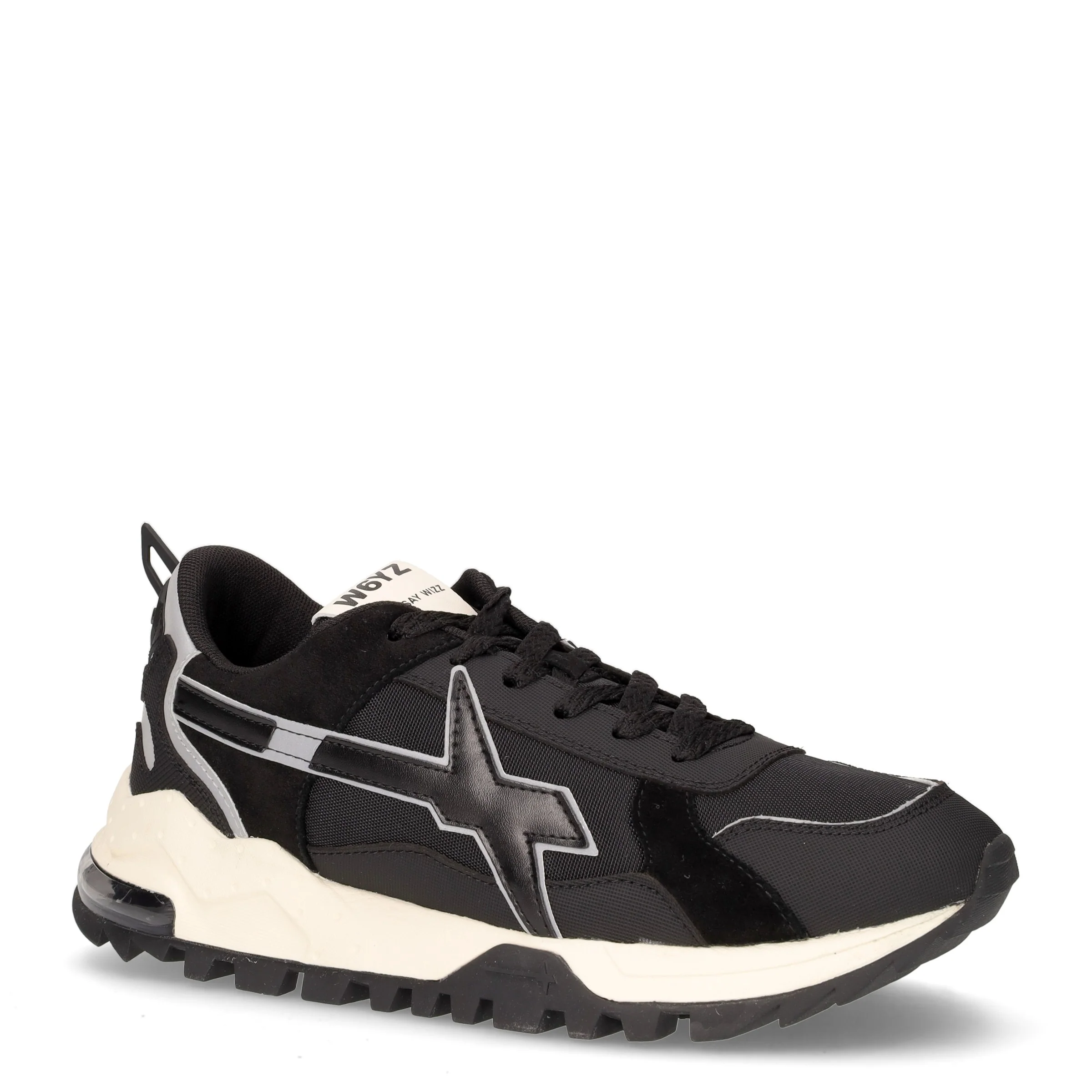 Breeze sneaker in pelle e tessuto nero - Image 2
