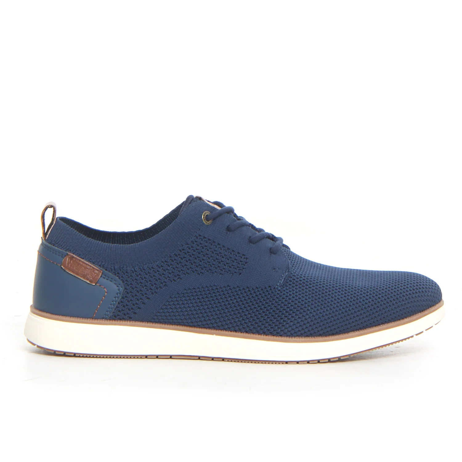 Whesley men low stringata casual dress blue