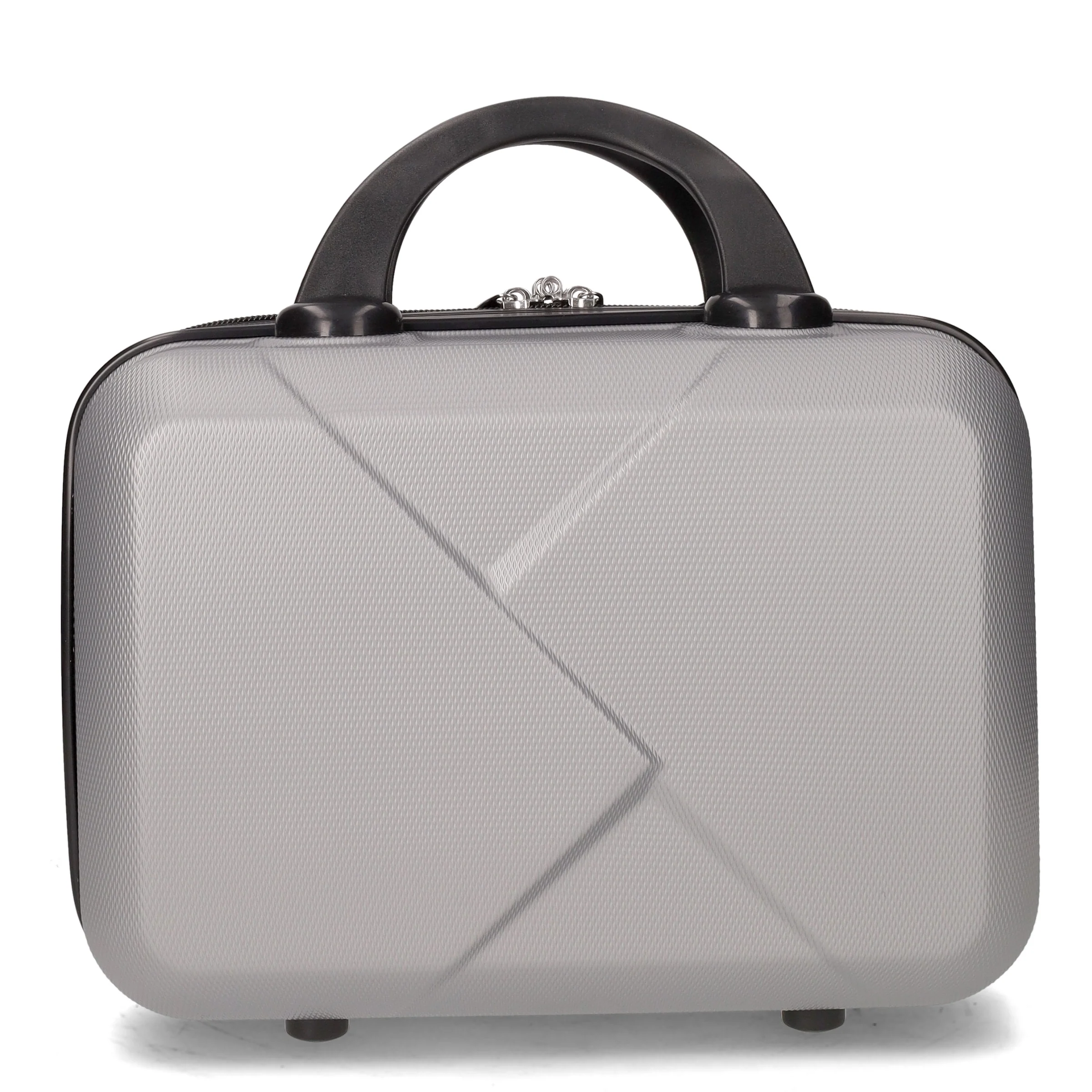 Beauty Case rigido 30,5 cm grigio argento