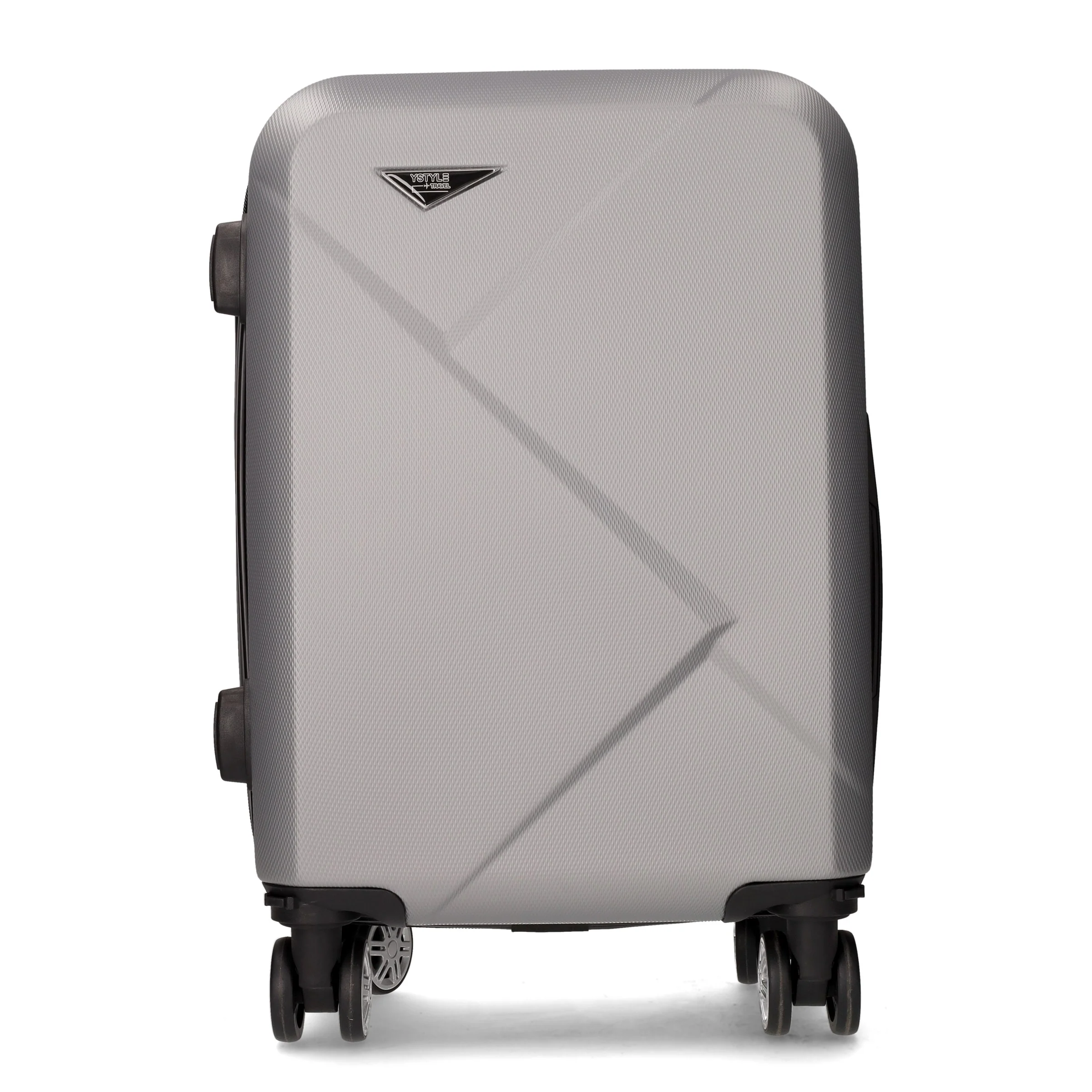 Trolley rigido 52 cm grigio argento